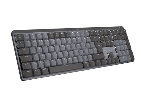 Logitech MX Teclado mecánico inalámbrico iluminado performance, teclas retroiluminadas, Bluetooth, USB-C, macOS, Windows, Linux, iOS, Android, Metal, US internacional QWERTY, Gris Embalaje Deteriorado Discount