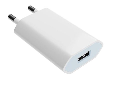 Usb Netzteil weiß - Ladegerät - Steckdosenadapter - Stecker 5V-1A Universal - Kompatibel mit Smartphone, Tablet, Kamera, MP3 etc. auf Euro-Steckdose Embalaje Deteriorado on Sale