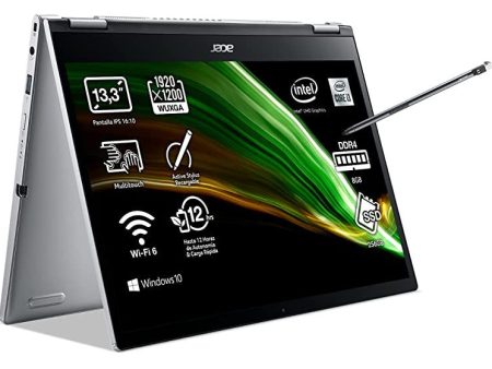 Acer 2 en 1 Spin 3 SP313-51N i3-1115G4 8GB 256SSD 13.3 FHD Táctil W10H (Pixel Pantalla) Tara Estética For Discount