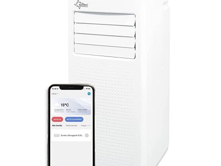 Suntec Aire acondicionado portatil Coolfixx 2.0 ECO R290 APP - Climatizador 1800 frigoria   7000 btu - 3en1 Refrigeración, Ventilación, Deshumidificación - Silencioso - Hasta 25m2 - Smart Home Wifi Reacondicionado Fashion