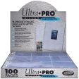 Ultra Pro-E-81442-E - 1 pack de hojas transparentes para álbum de cartas (UPR81442) Embalaje Deteriorado For Cheap